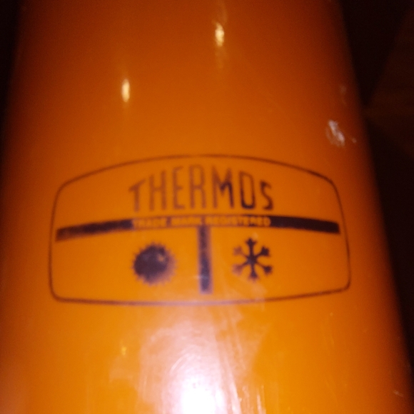 Vintage Thermos 13 inch Orange Complete 24F Vacuum EUC 32 oz - Picture 10 of 10